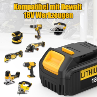 Energup 2 ks náhradní baterie 18V 5,0Ah + nabíječka DCB102 pro baterii Dewalt 18V DCB184 DCB200 DCB182 DCB180 DCB181